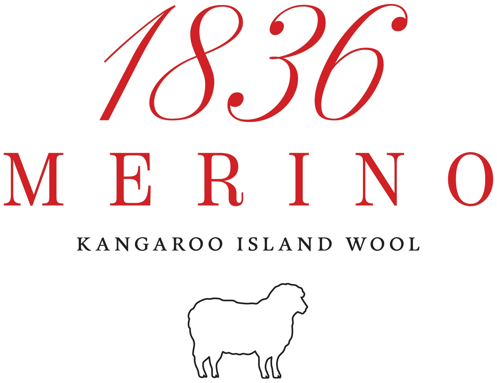 1836 Merino wool quilt logo | Kelly Windsor Australia