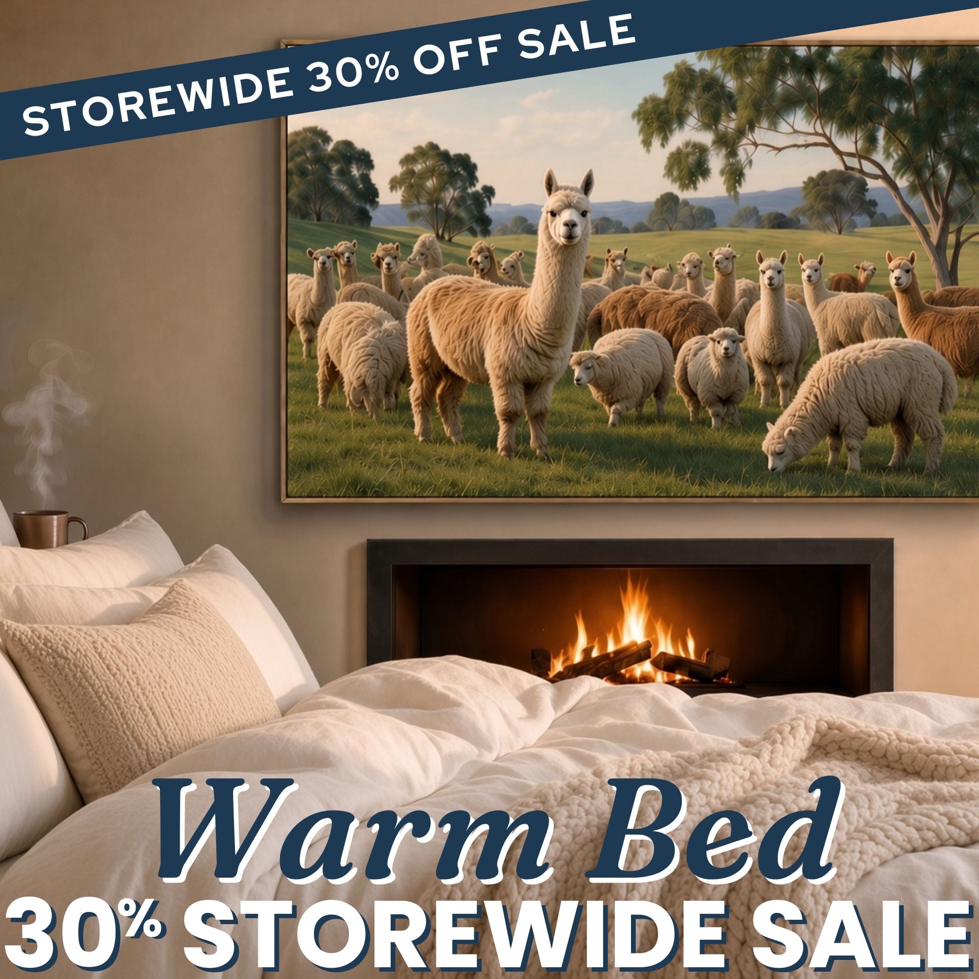 Kelly & Windsor natural fibre bedding styled on a bed