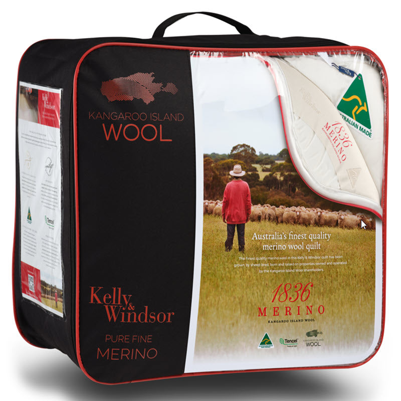 1836 merino wool quilt | Kelly Windsor Australia