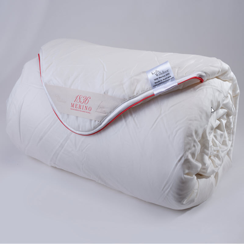 1836 merino wool quilt | Kelly Windsor Australia