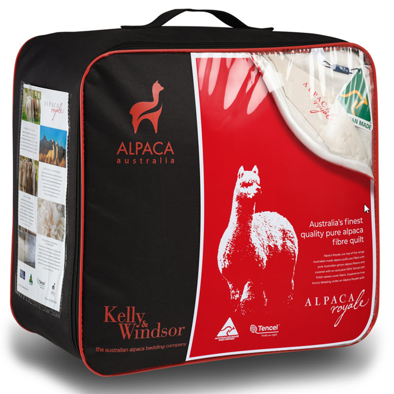Alpaca Royale quilt | 100% alpaca | Tencel dyed fabric