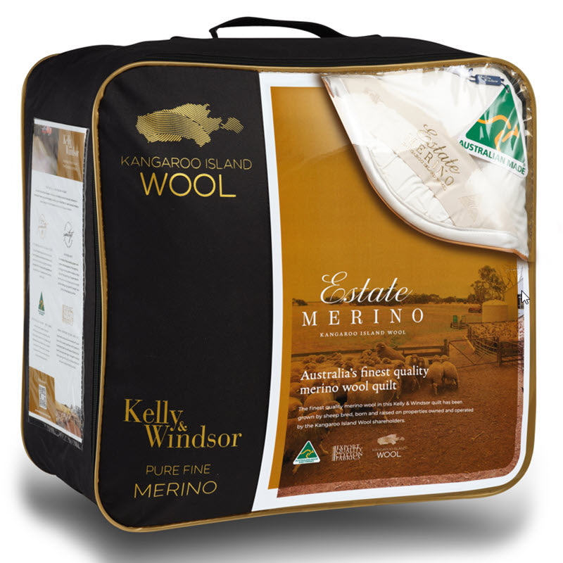 Estate Merino wool quilt | Kelly Windsor Australia
