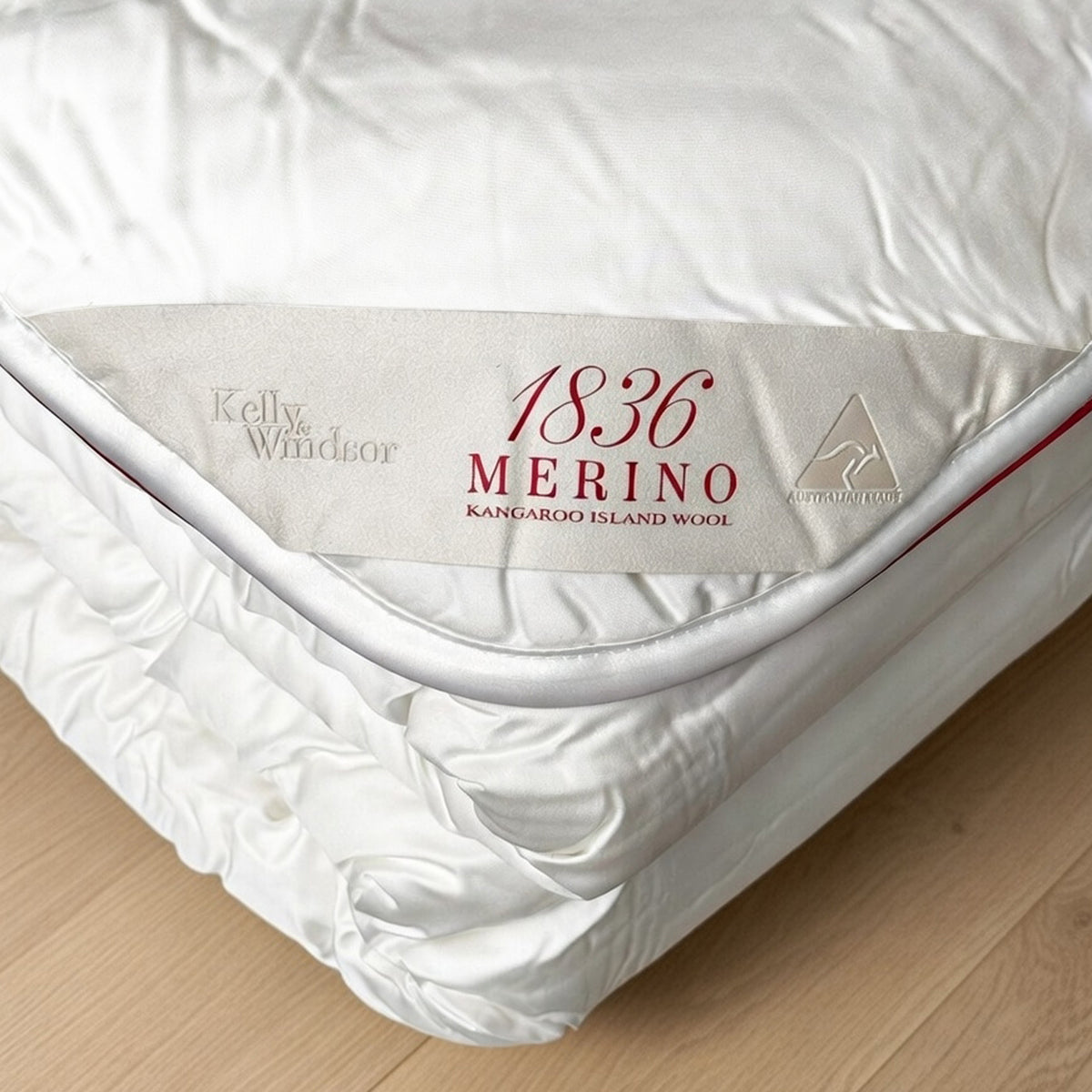 Kelly & Windsor 1836 Merino Wool Quilt - corner detail