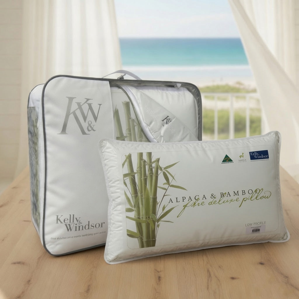 Alpaca Bamboo - Quilt + Pillow