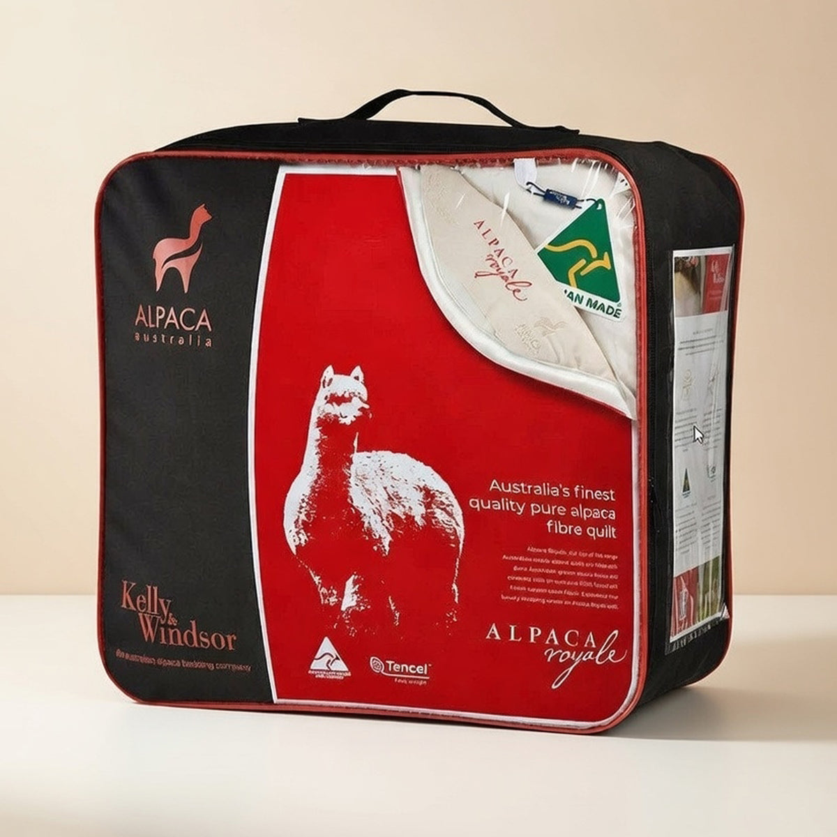 Kelly & Windsor Alpaca Royale Wool Quilt - product packaging