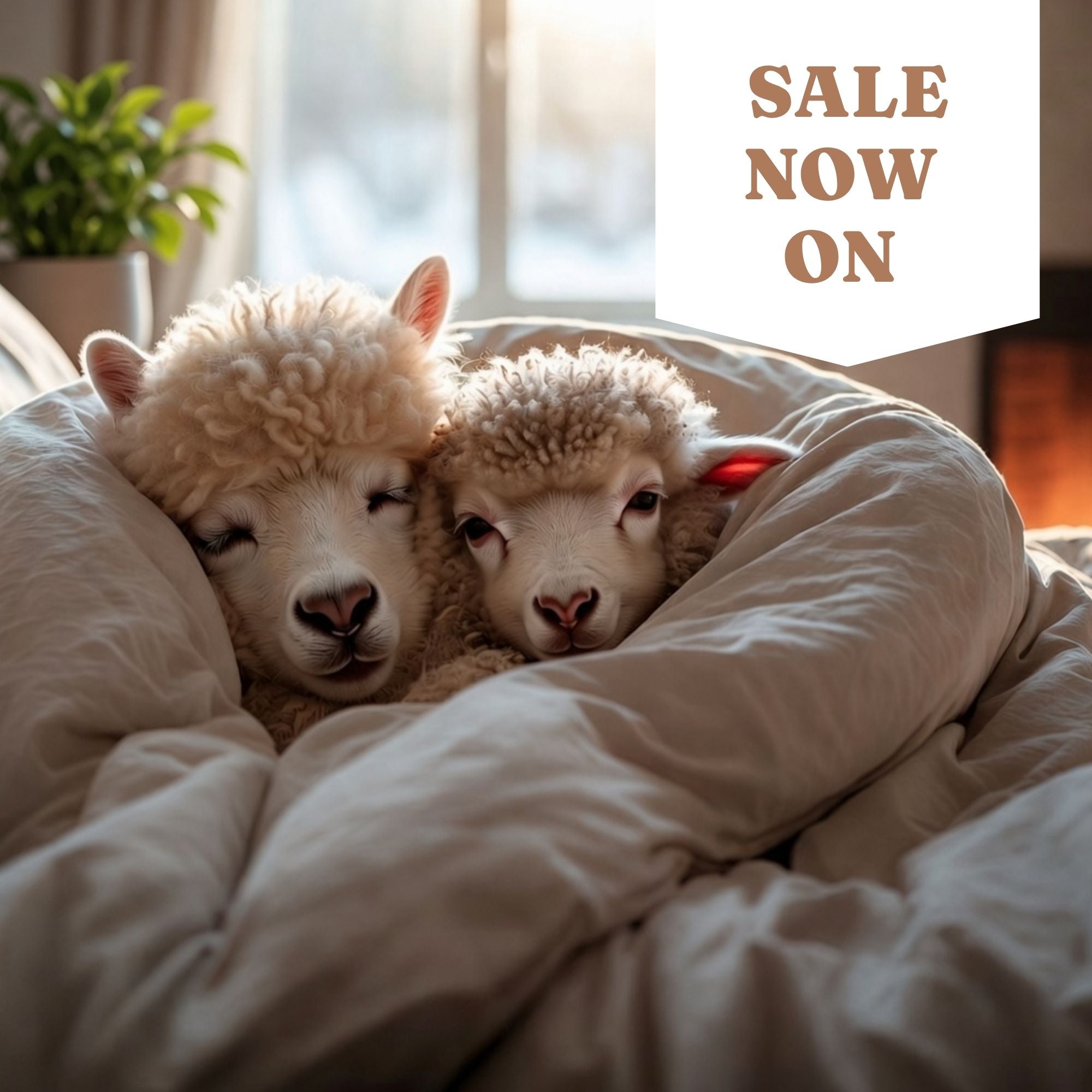 Kelly & Windsor natural fibre bedding styled on a bed