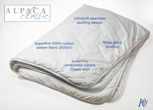 Alpaca Classic quilt doona features and style | Kelly & Windsor Australia