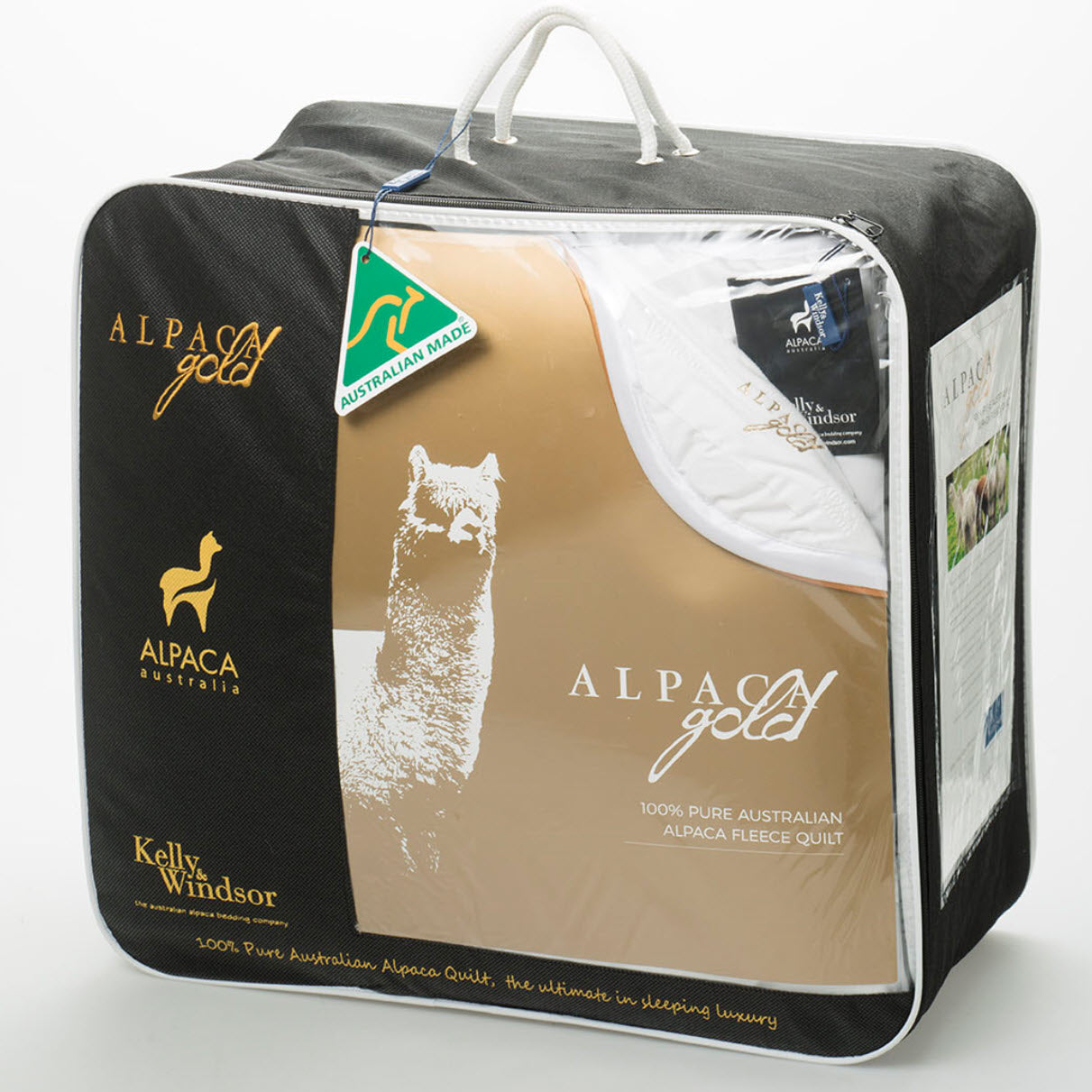 Alpaca Gold 600 Quilt | Kelly and Windsor Australian Alpaca Quilts