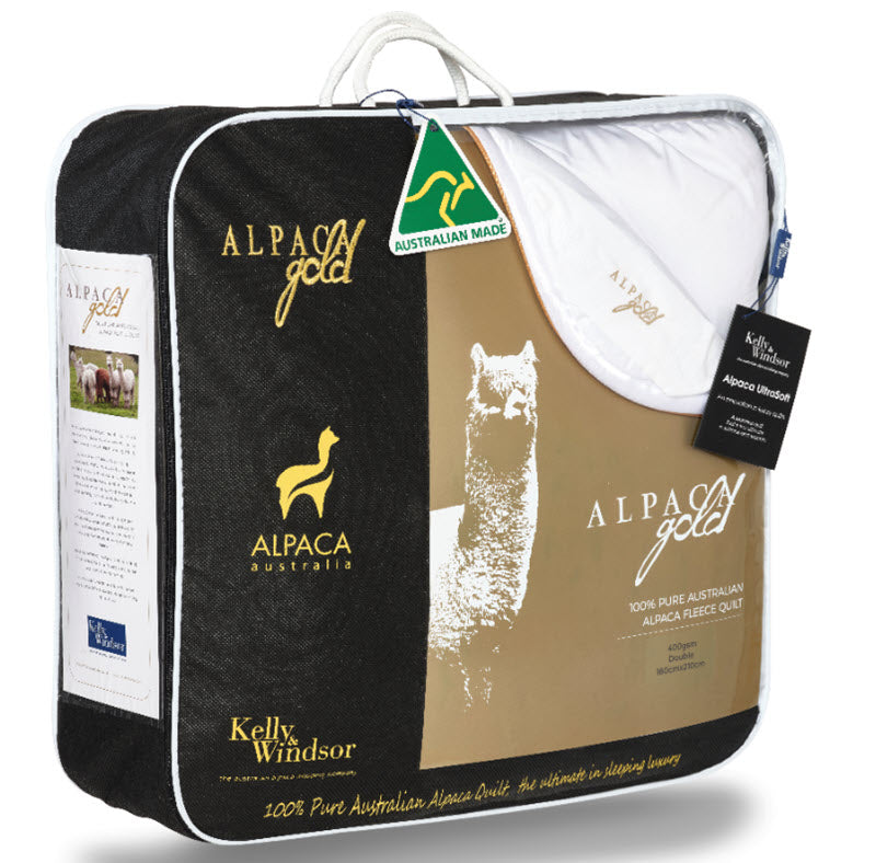 Alpaca Gold 200 lightweight summer quilt