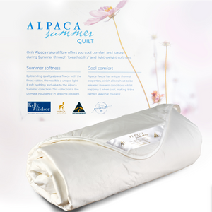 Alpac Summer quilts with Superfine sateen dyed cotton fabric