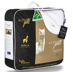 Kelly Windsor Alpaca Gold 400 quilt | Made in Australia
